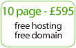 10 page affordable website design